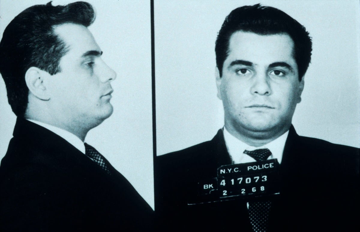 John Gotti is seen in a Mugshot in 1968, just six years after his marriage to wife, Victoria DiGiorgio.
