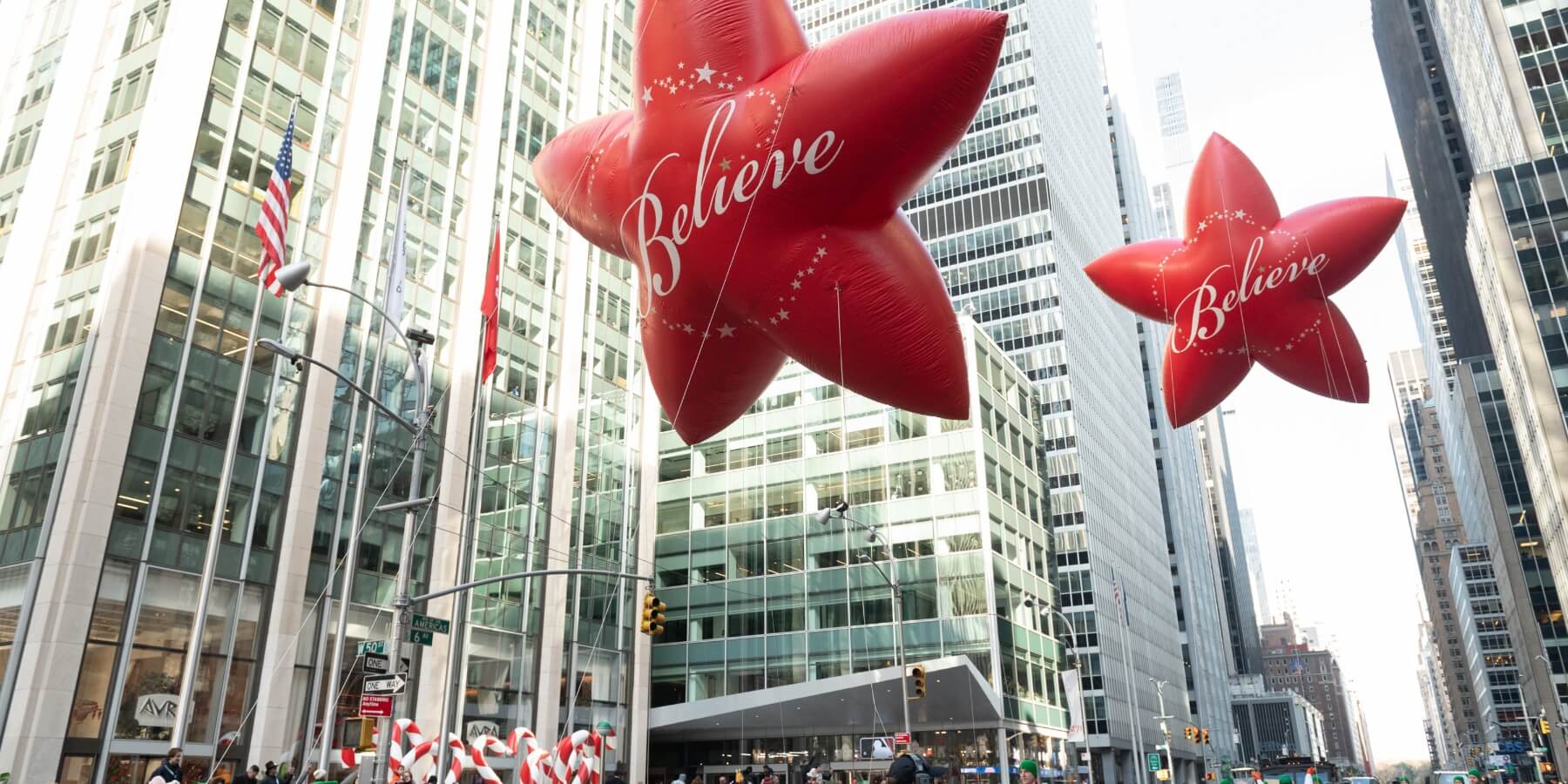 Macy's Thanksgiving Day Parade balloons from the 2022 parade.