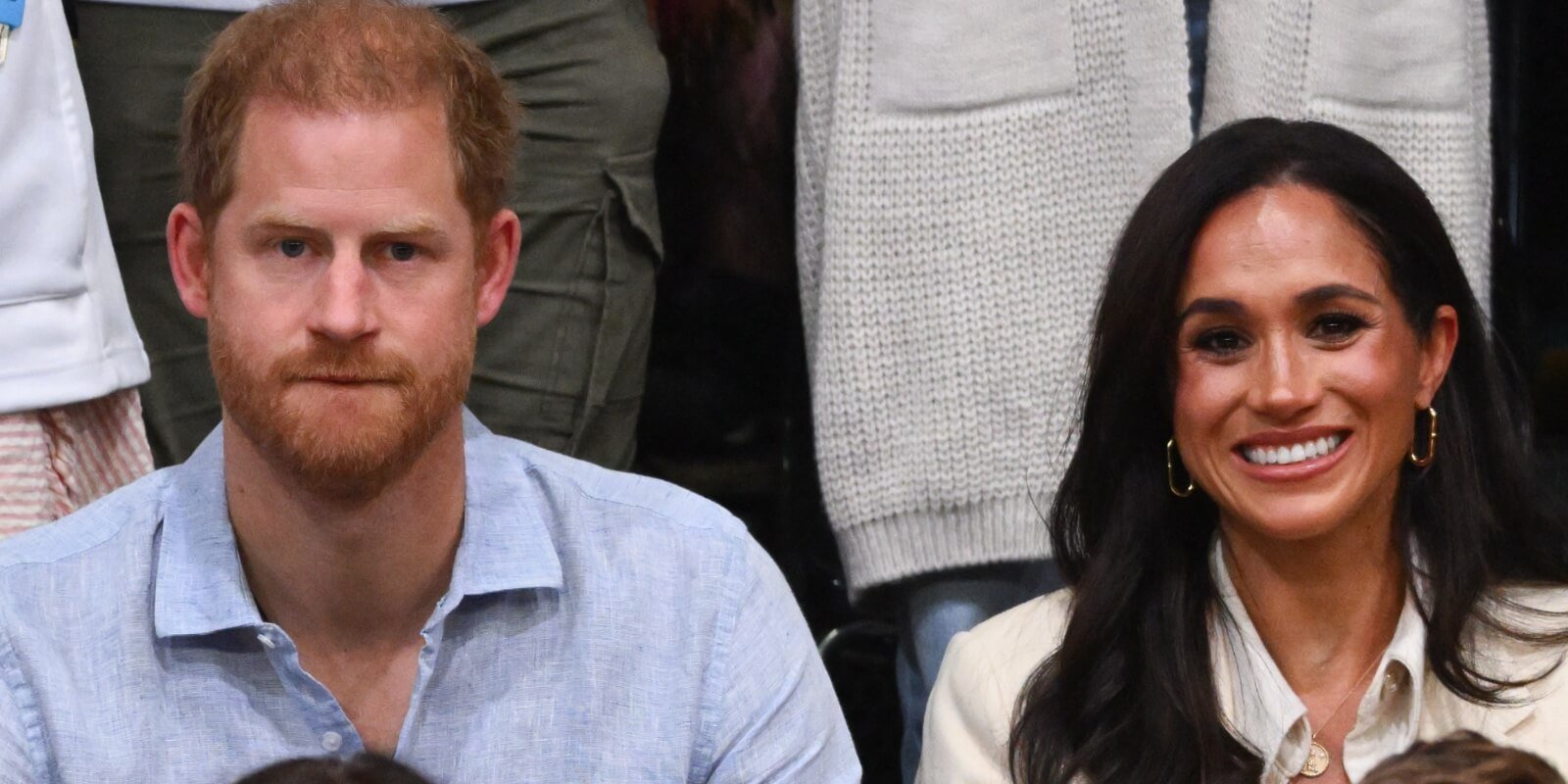 Prince Harry and Meghan Markle photographed together in September 2023.