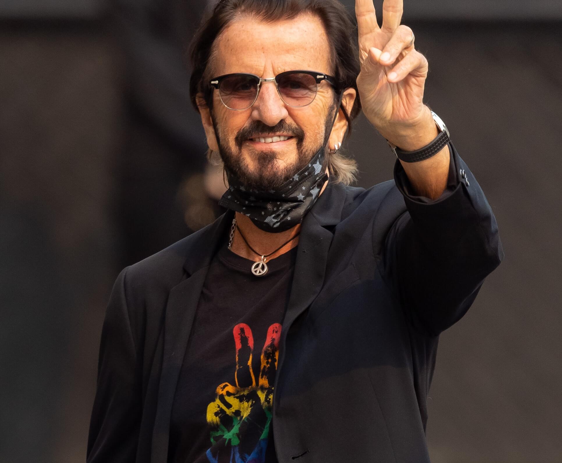 "Snookeroo" singer Ringo Starr wearing a suit