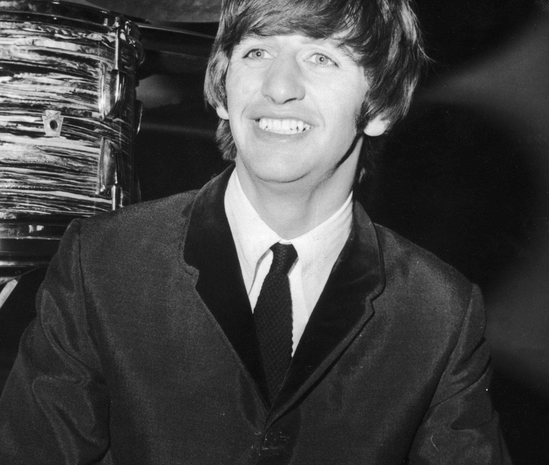 The Beatles' Ringo Starr wearing a suit