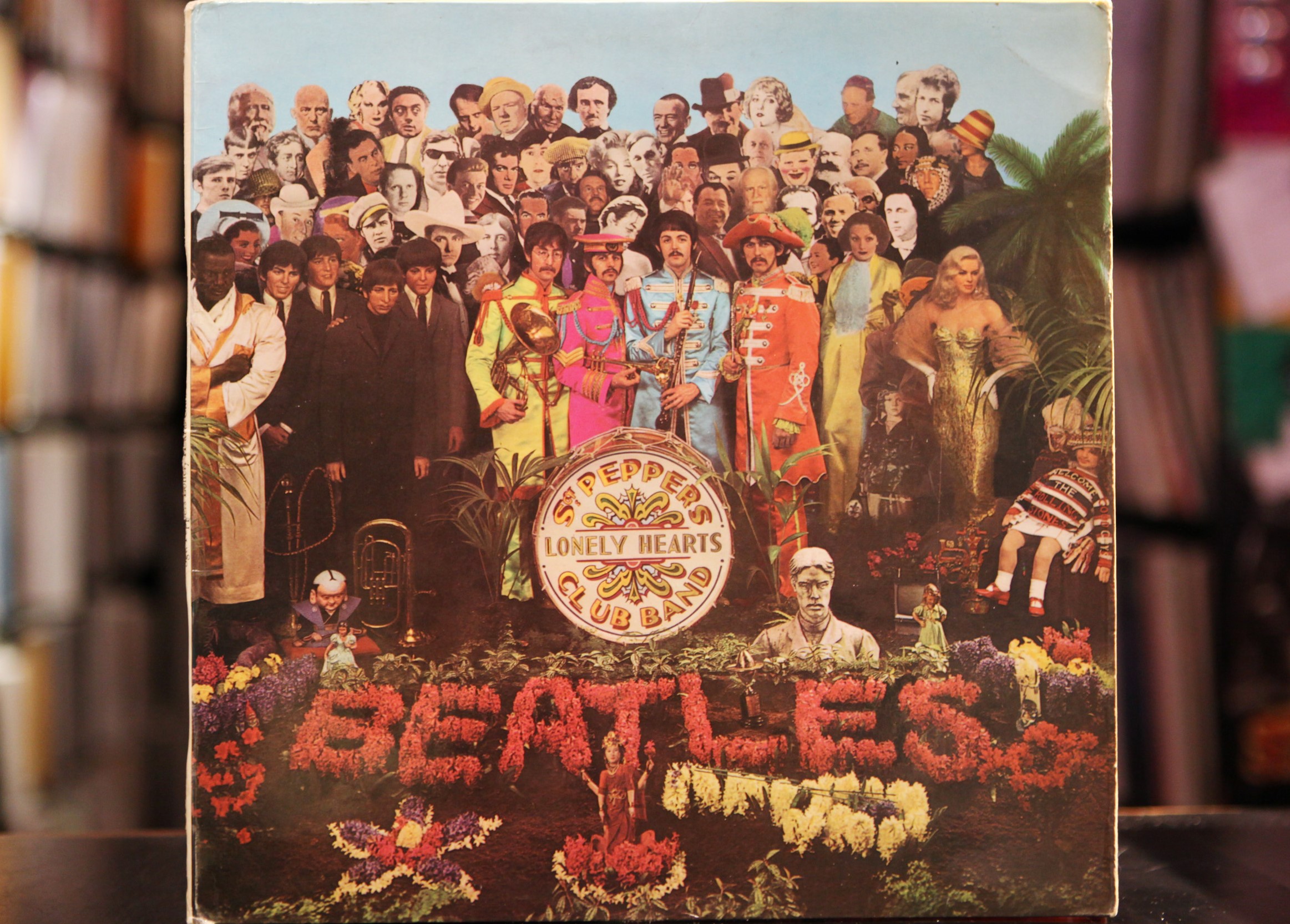 A vinyl copy of The Beatles' 'Sgt. Pepper's Lonely Hearts Club Band'