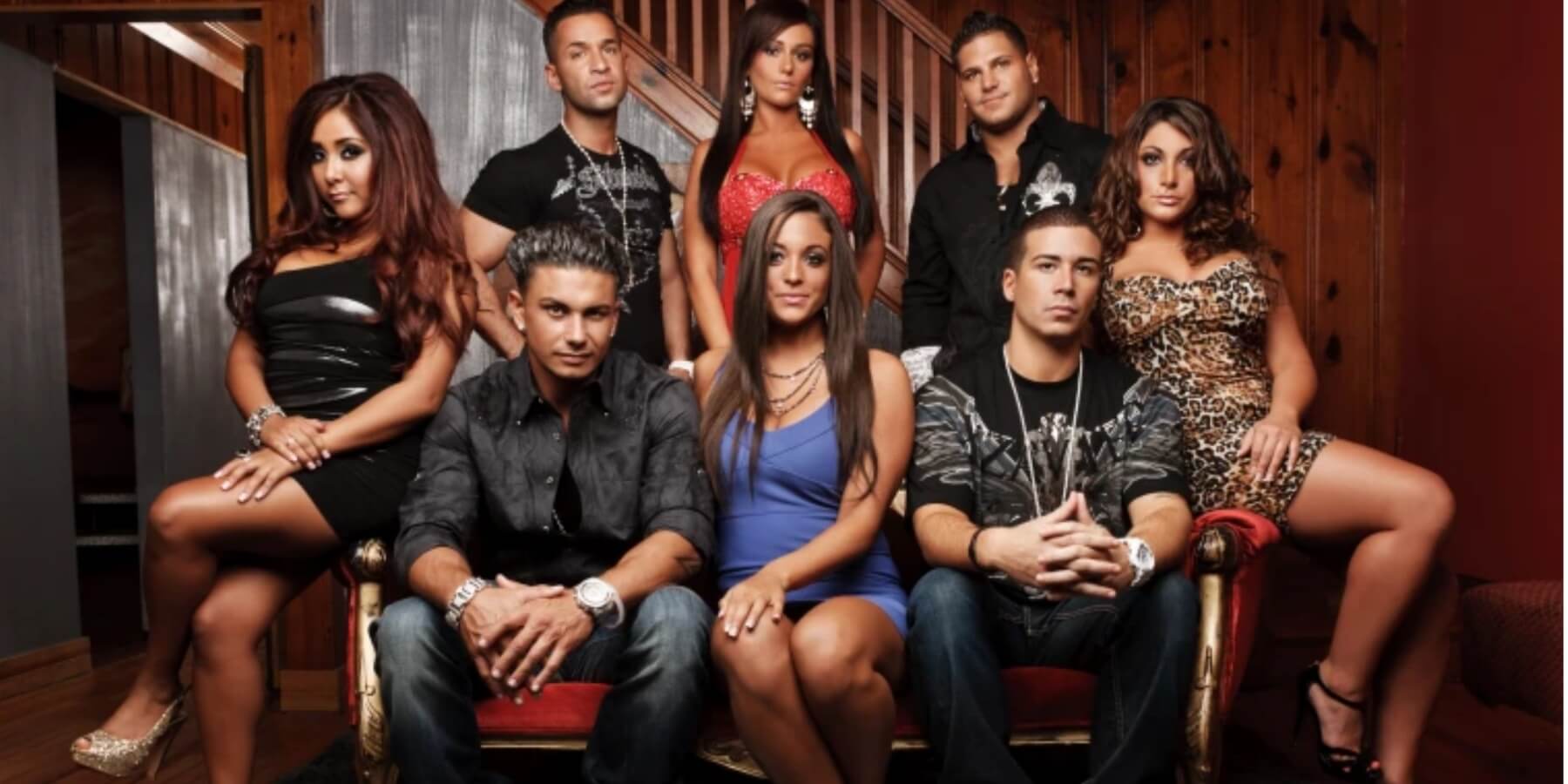 The cast of MTV's 'Jersey Shore' photographed in 2010.