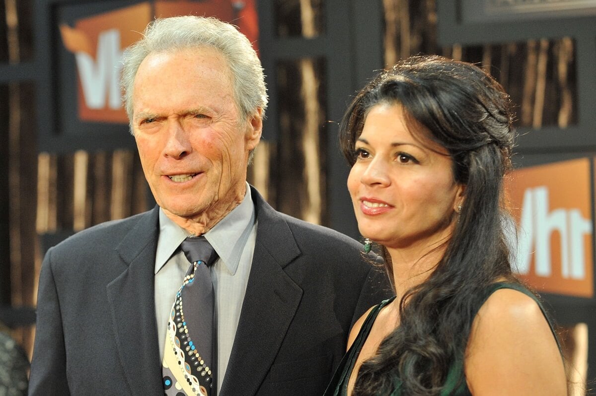 Clint Eastwood and his ex-wife Dina Eastwood posing at the VH1's 14th Annual Critics' Choice Awards.