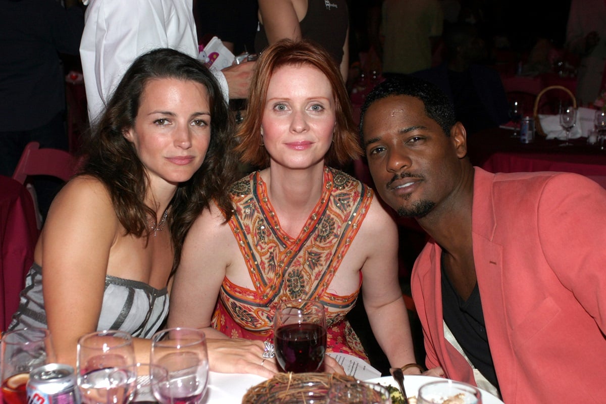 Kristin Davis, Cynthia Nixon and Blair Underwood appear together in 2004 