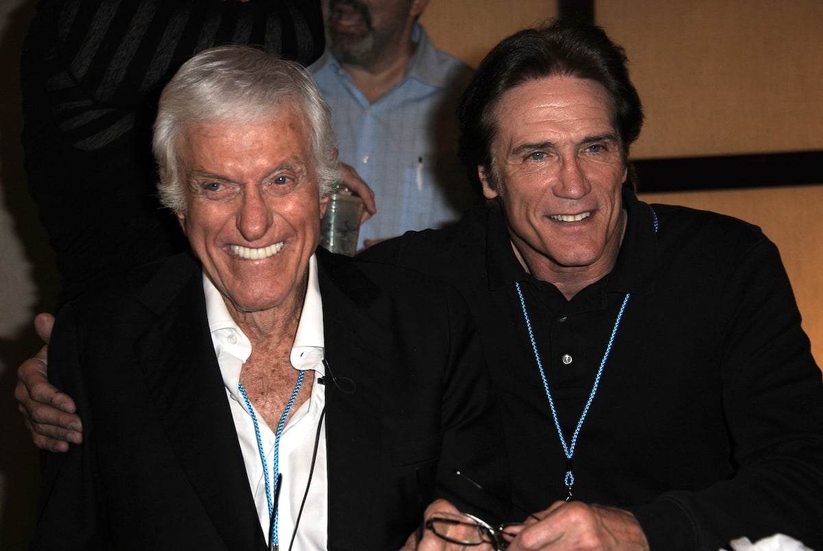 Dick Van Dyke with his son Barry Van Dyke