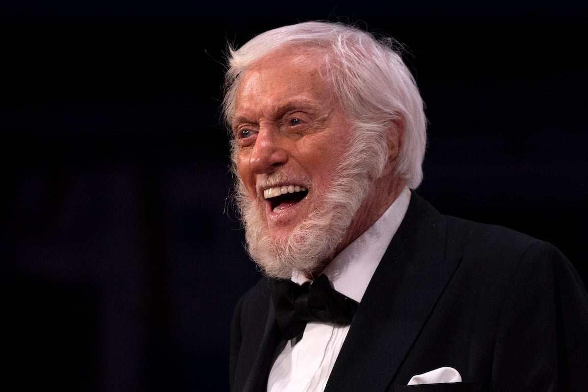 Smiling Dick Van Dyke with a beard in 2021