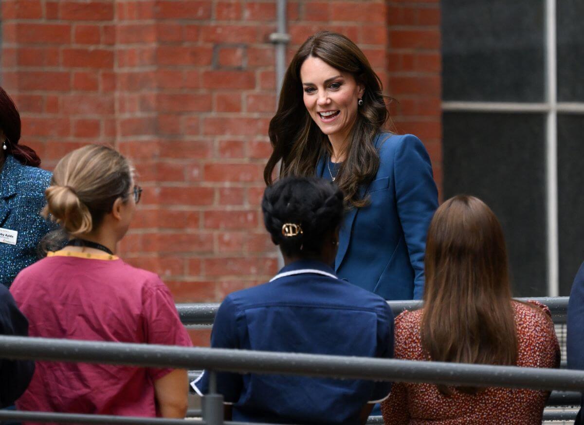 Kate Middleton attends the opening of Evelina London's new children's day surgery unit