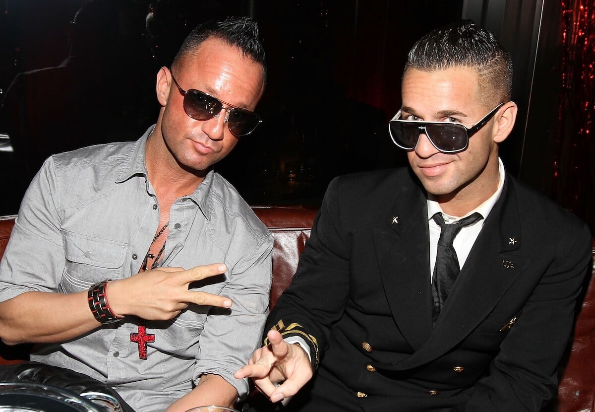 Mike Sorrentino (right) with his brother Frank in 2011