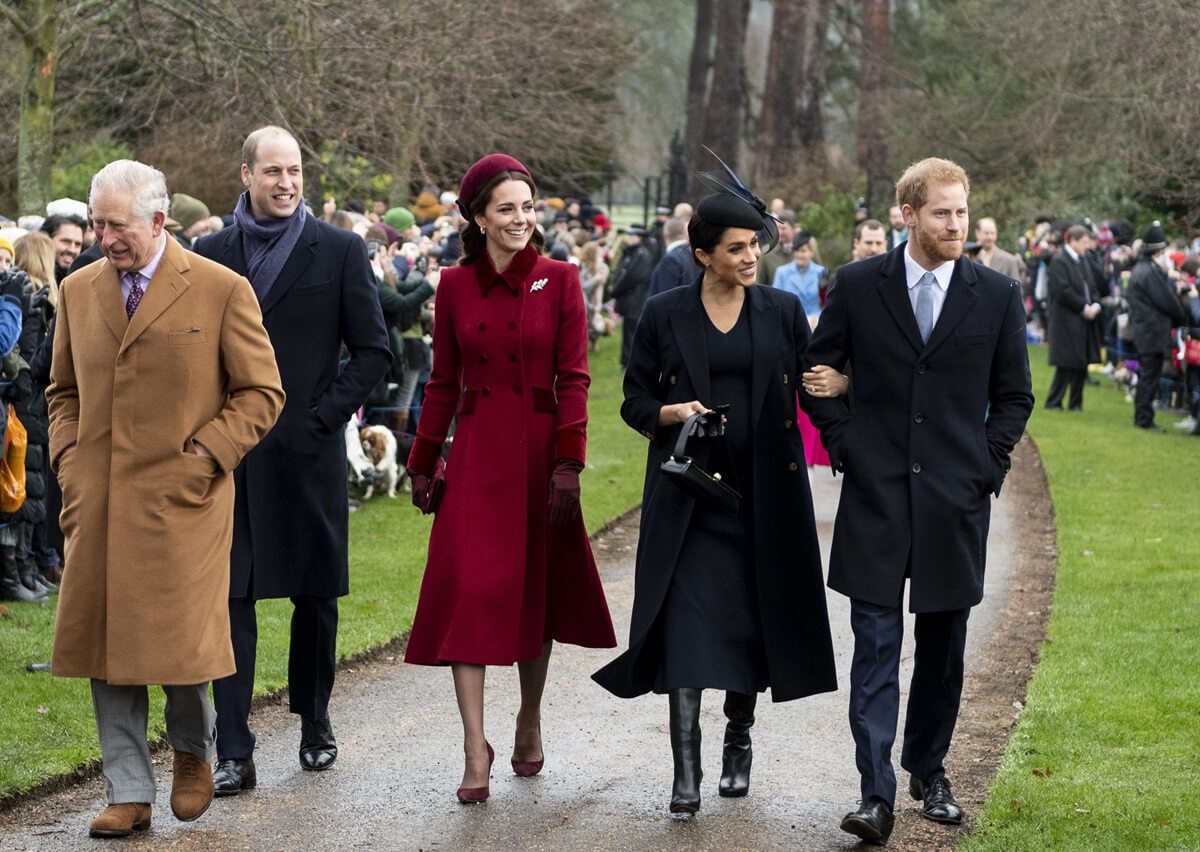 Prince Harry, Meghan Markle, and other members of the royal family attend attend Christmas Day Church service on the Sandringham estate