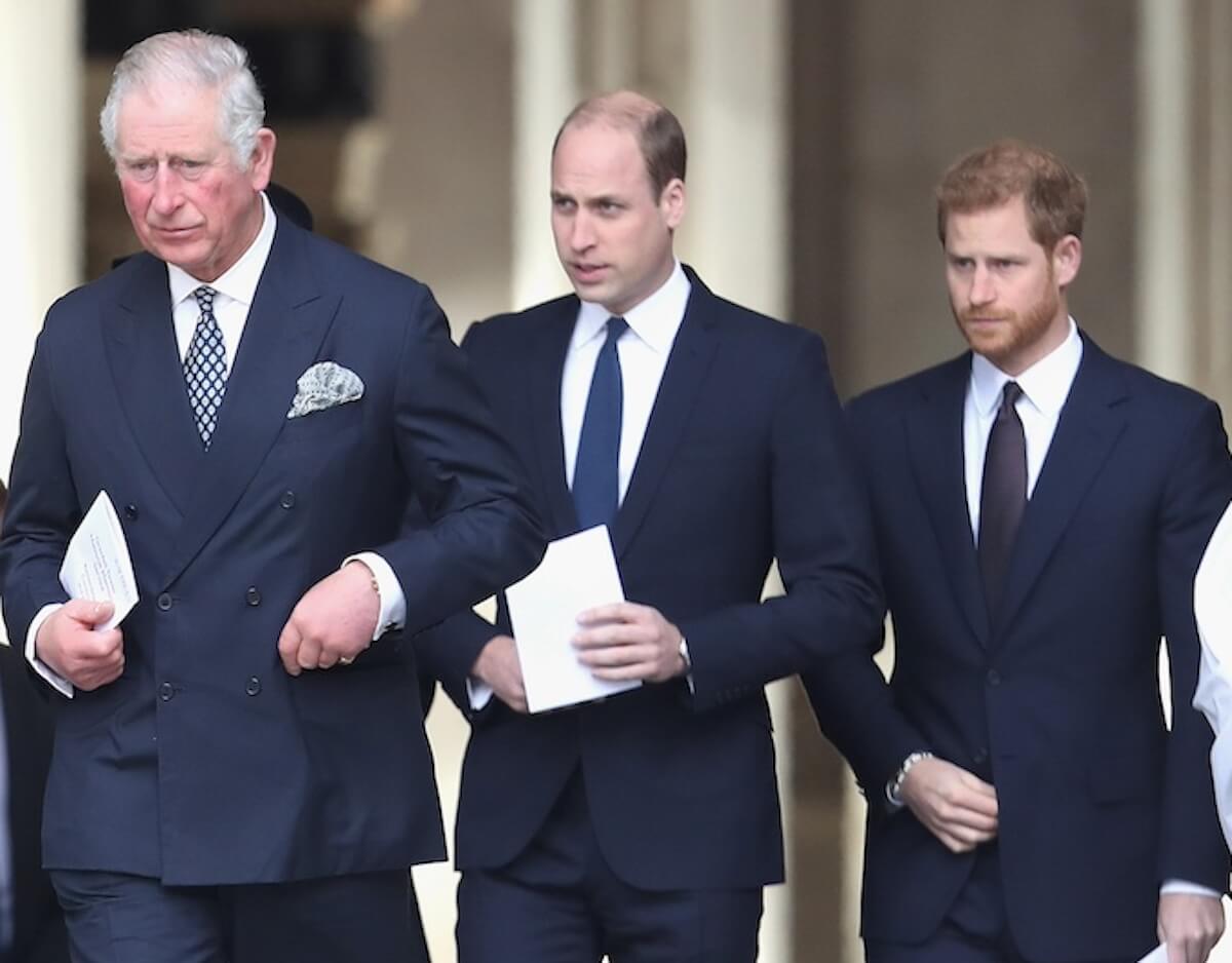 King Charles, Prince William, and Prince Harry