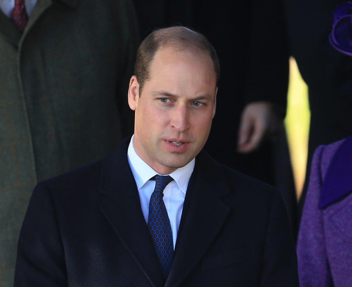 Prince William, who former Palace staffer said got into a waterbaloon fight one holiday, attend the Christmas Day church service at St. Mary Magdalene on the Sandringham estate