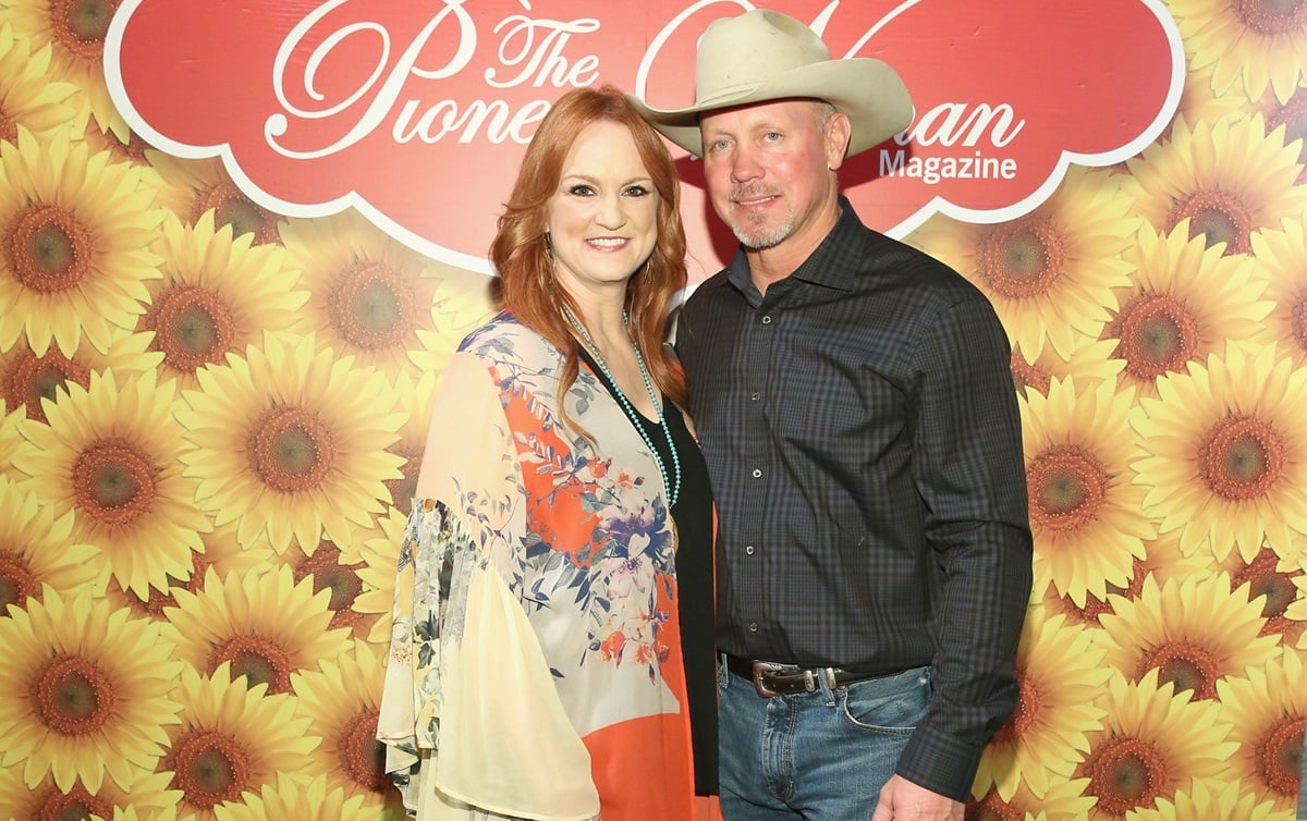Ree Drummond and Ladd Drummond pose for a photo during The Pioneer Woman Magazine Celebration with Ree Drummond at The Mason Jar on June 6, 2017
