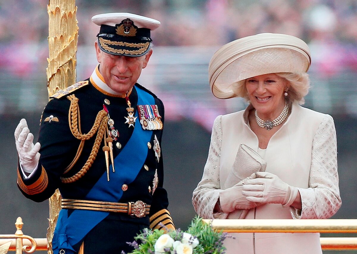 King Charles and Camilla Parker Bowles' Christmas card photo in 2012