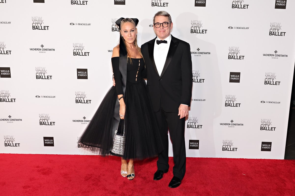 Sarah Jessica Parker and Matthew Broderick attend the New York City Ballet 2023 Fall Fashion Gala at David H. Koch Theater,