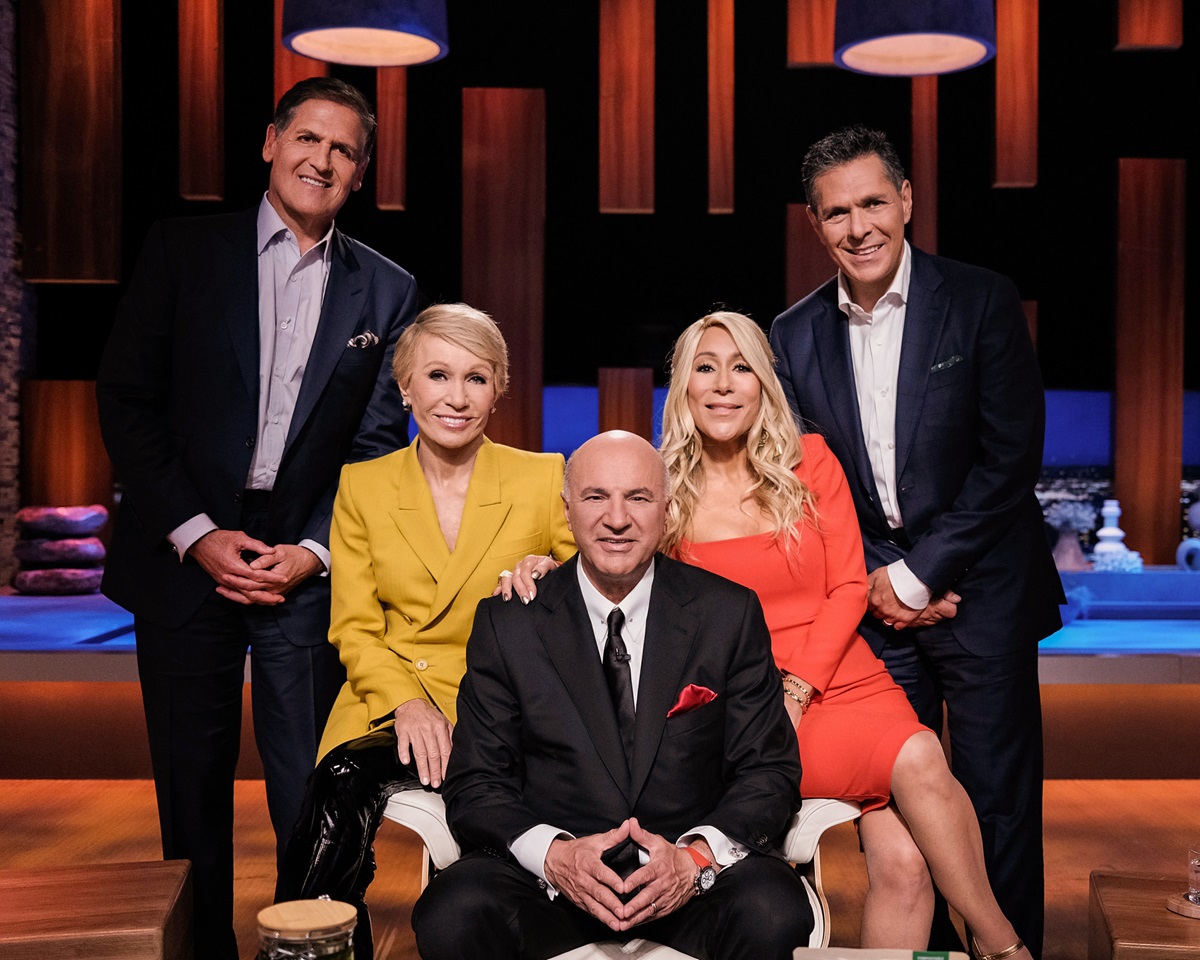 Mark Cuban, Barbara Corcoran, Kevin O'Leary, Lori Greiner, and Daniel Lubetzky