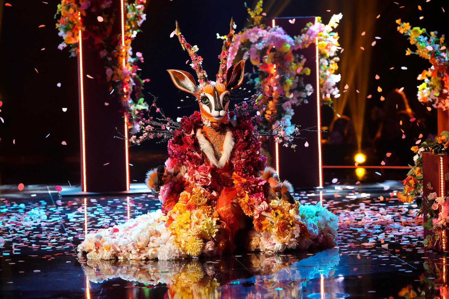 'The Masked Singer' Season 10 finale contestant Gazelle on stage