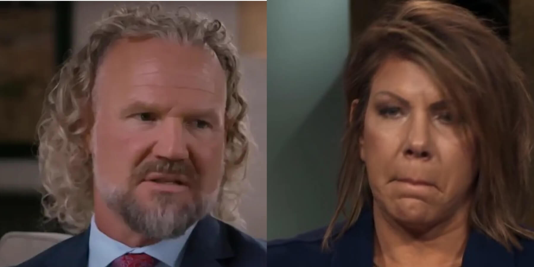 Kody Brown and Meri Brown in side-by-side photos from 'Sister Wives' tell all, season 18 part 2.