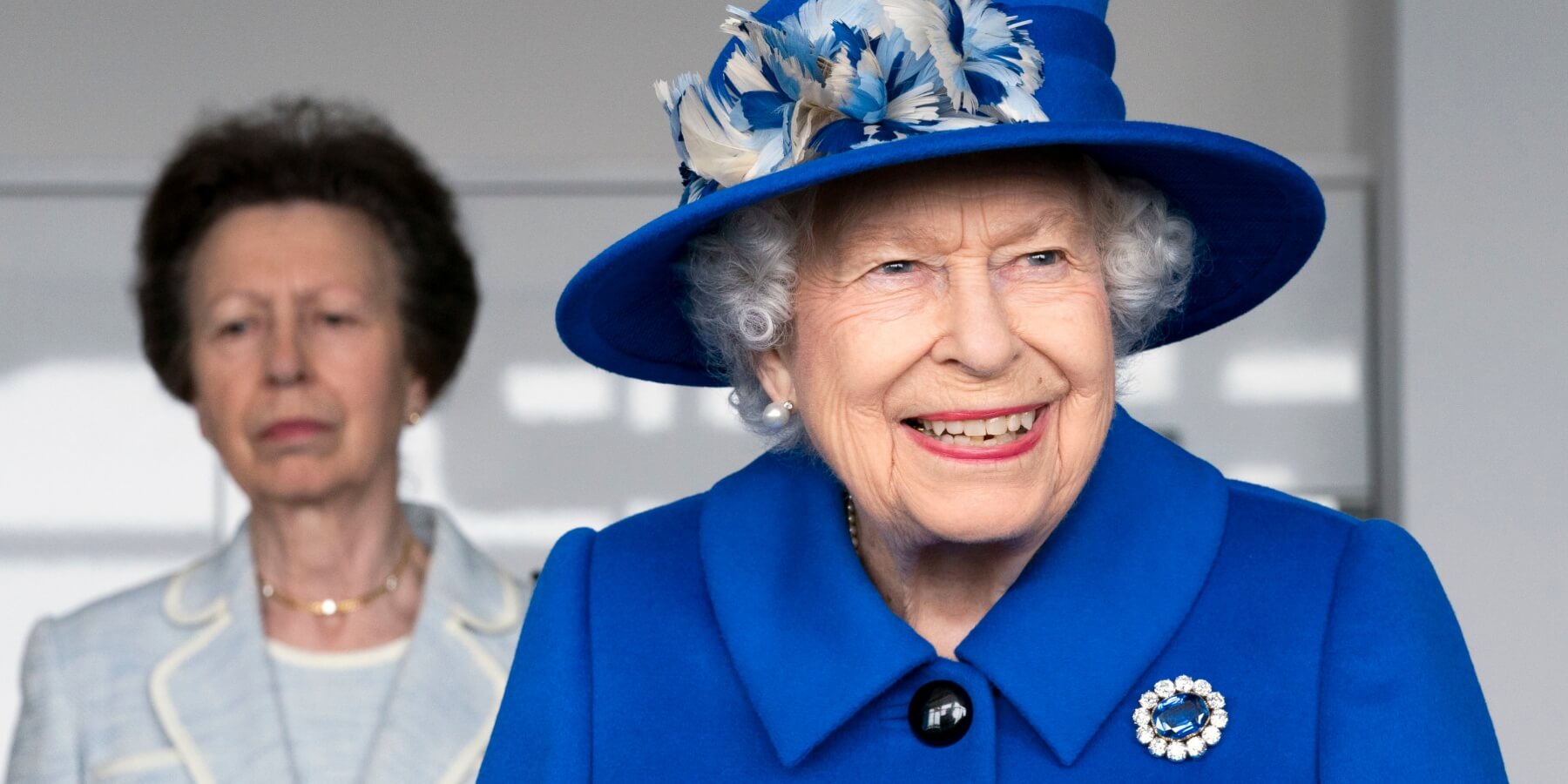 Princess Anne and Queen Elizabeth photographed on June 30, 2021 in Glasgow, Scotland.