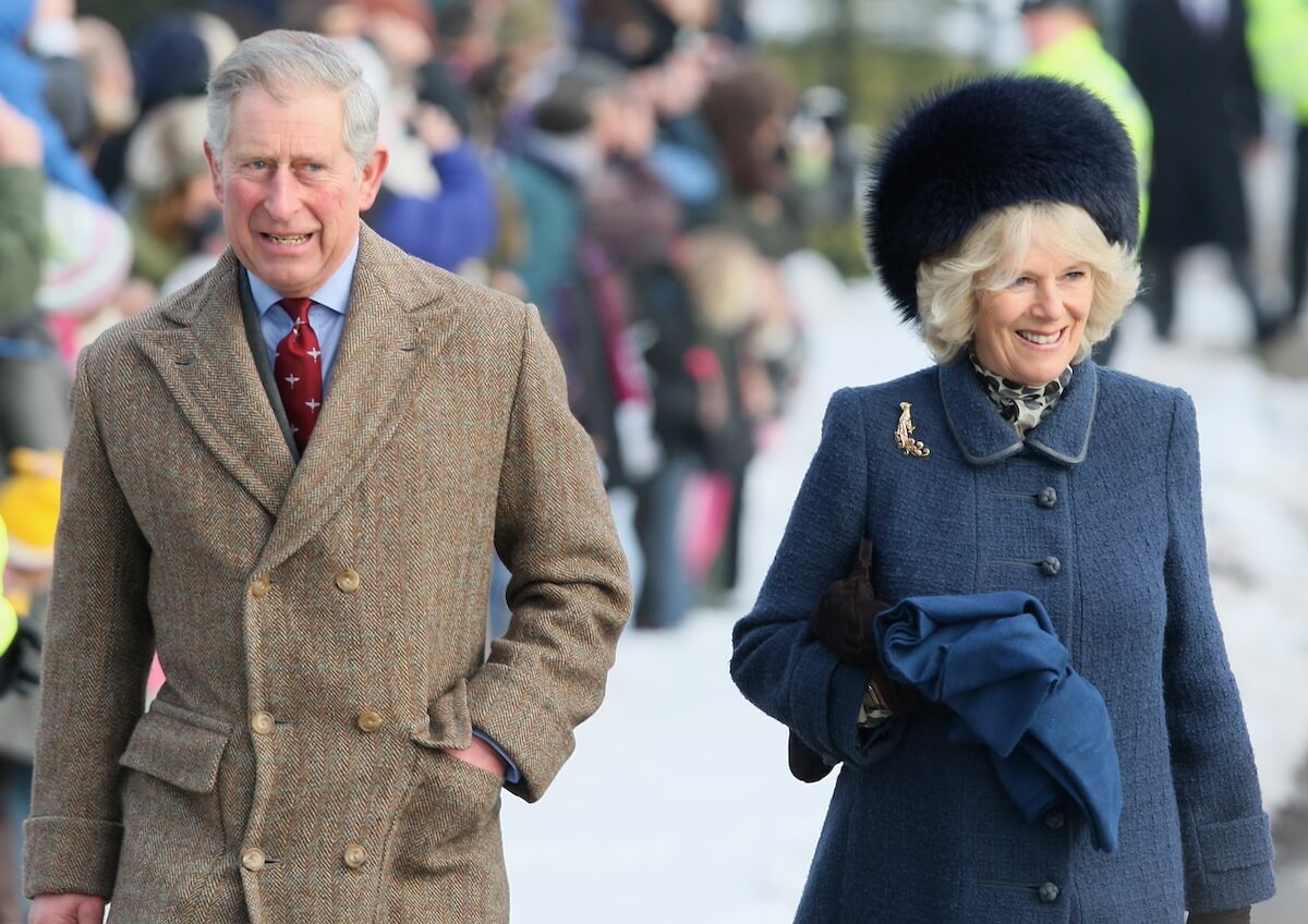 King Charles and Camilla Parker Bowles on Christmas in 2009