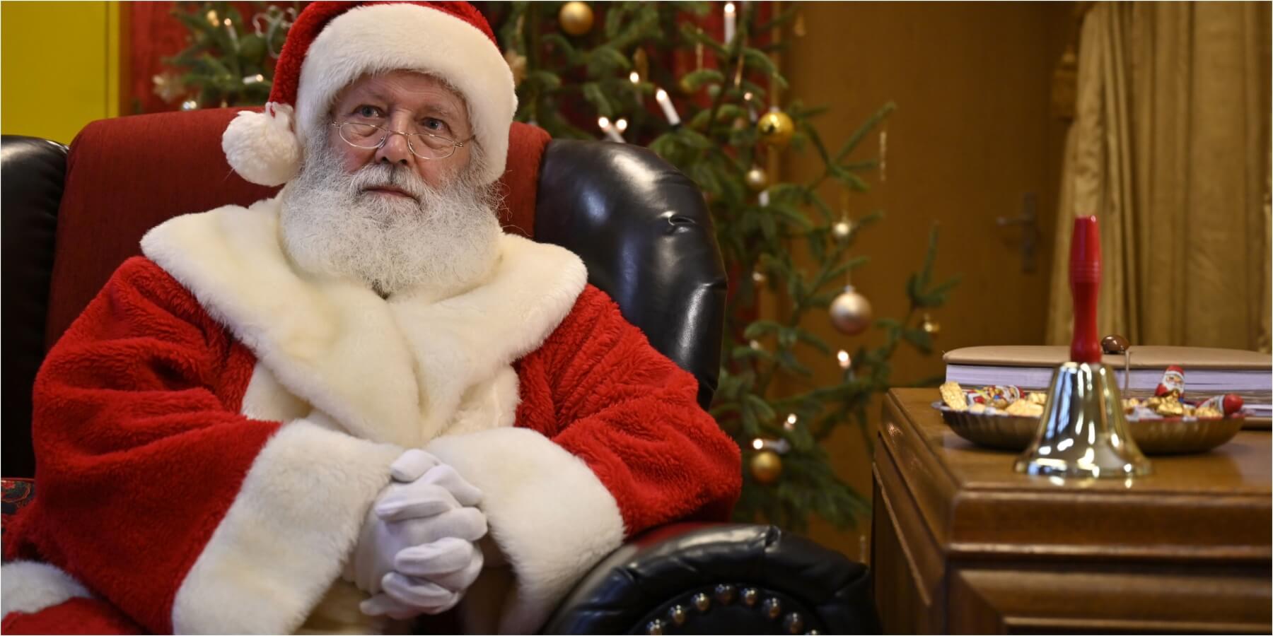 Santa Claus photographed in Germany in 2018.