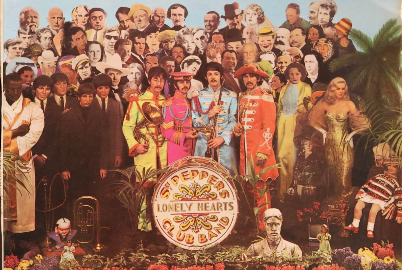 A vinyl copy of The Beatles' 'Sgt. Pepper's Lonely Hearts Club Band'