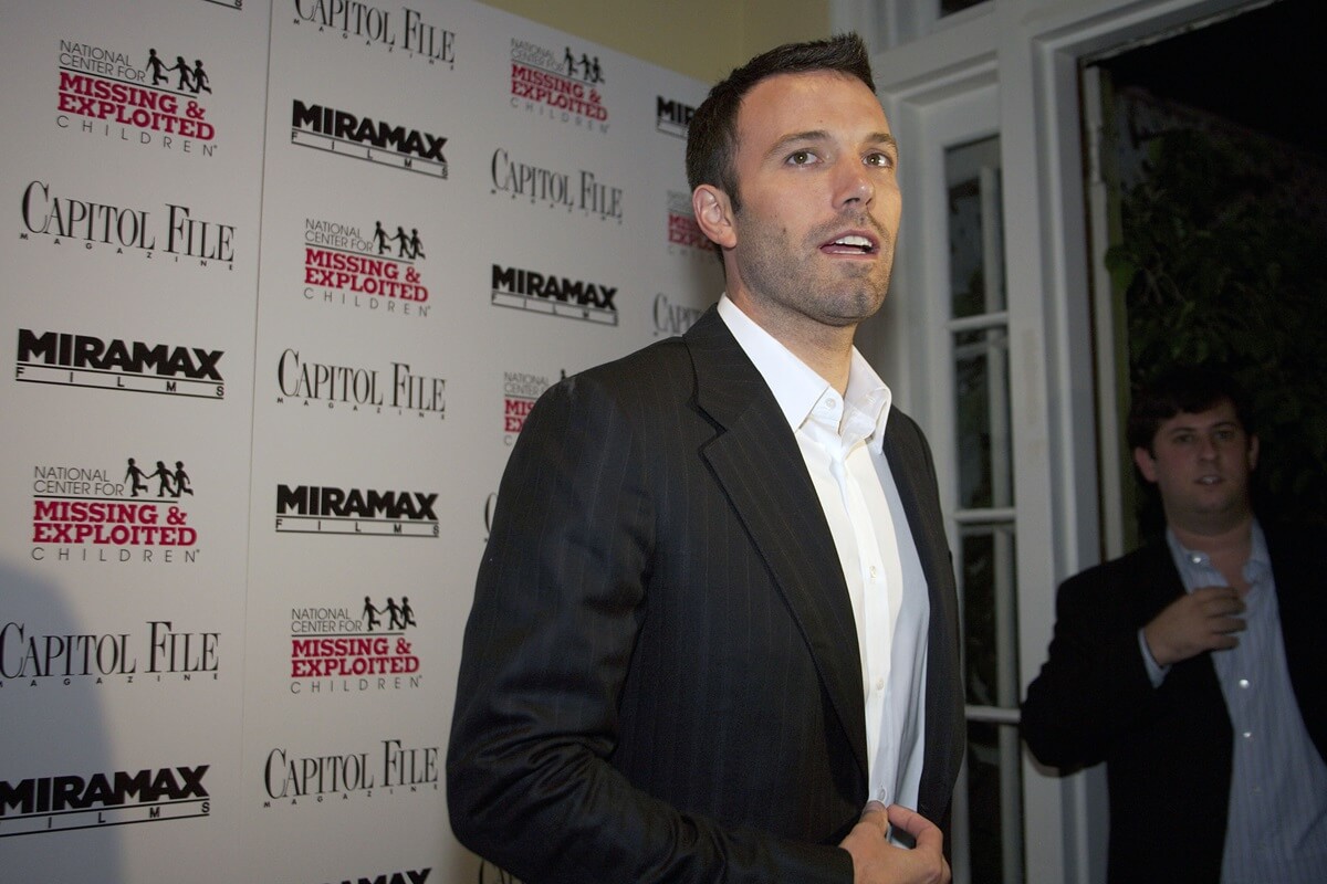 Ben Affleck Affleck arrives at the Capitol File hosted after party for "Gone Baby Gone" in a suit.