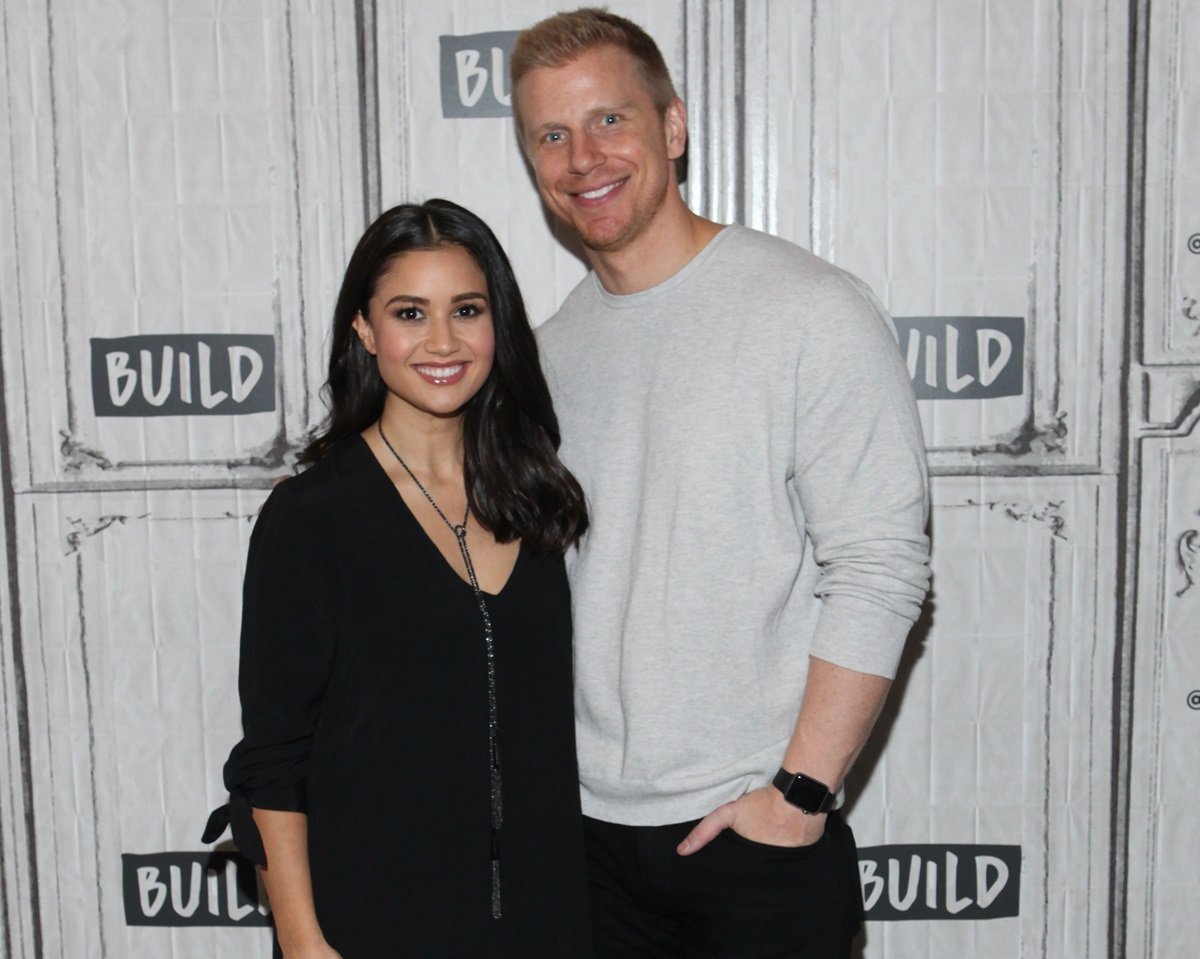 Catherine Lowe and Sean Lowe attend Build Series to discuss "Worst Cooks In America" at Build Studio on October 4, 2017