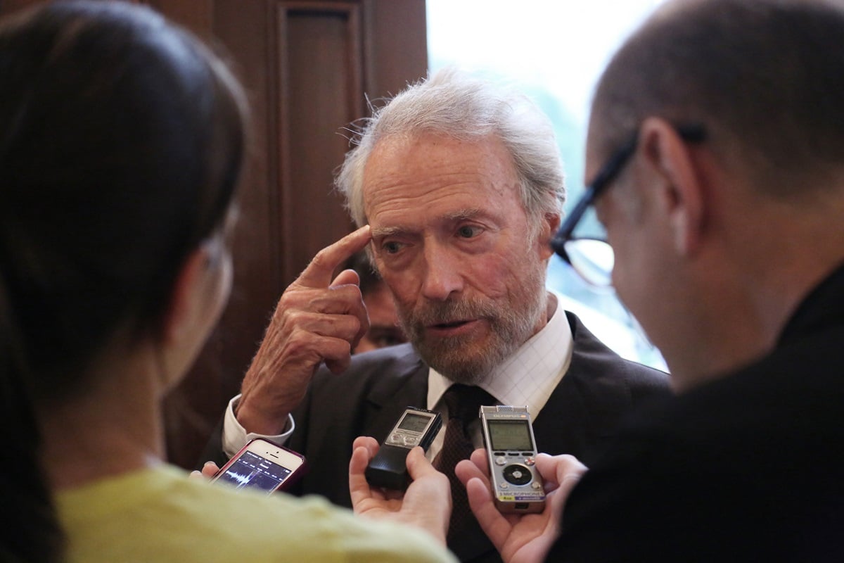 Clint Eastwood at a special New York screening reception for 'Jersey Boys'.