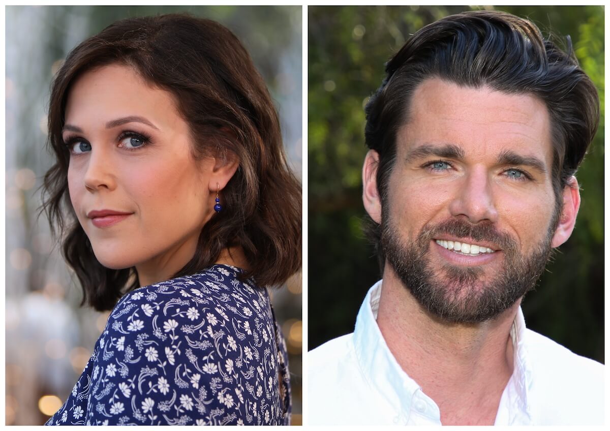 Side by side portraits of Erin Krakow and Kevin McGarry