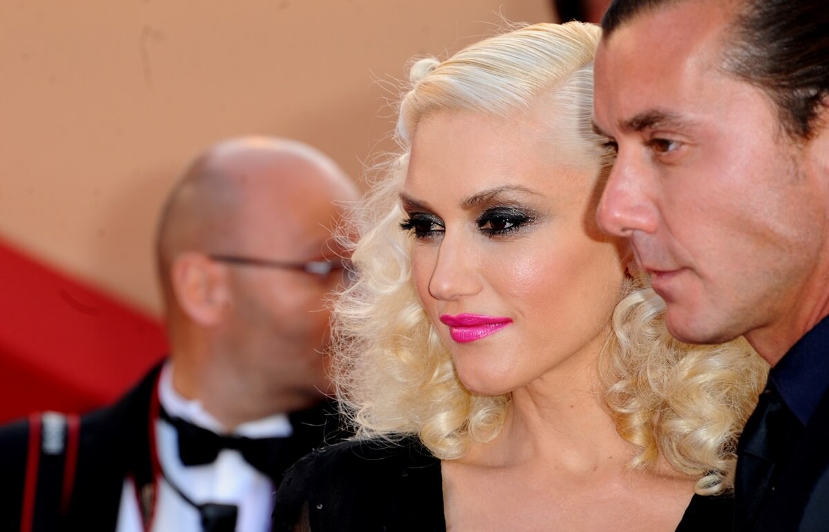 Gwen Stefani and Gavin Rossdale at the premiere of the feature 'Tree of Life'.