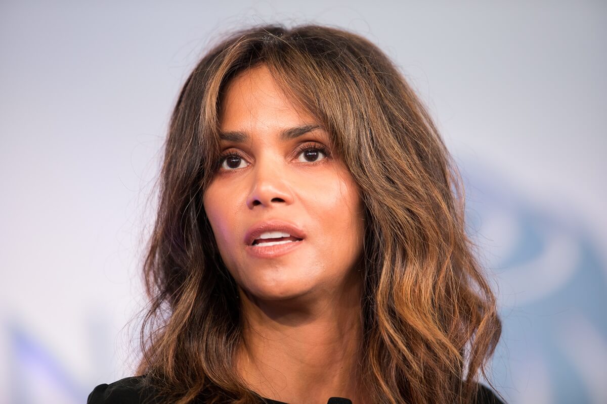 Halle Berry posing at the Cannes Lions Festival.