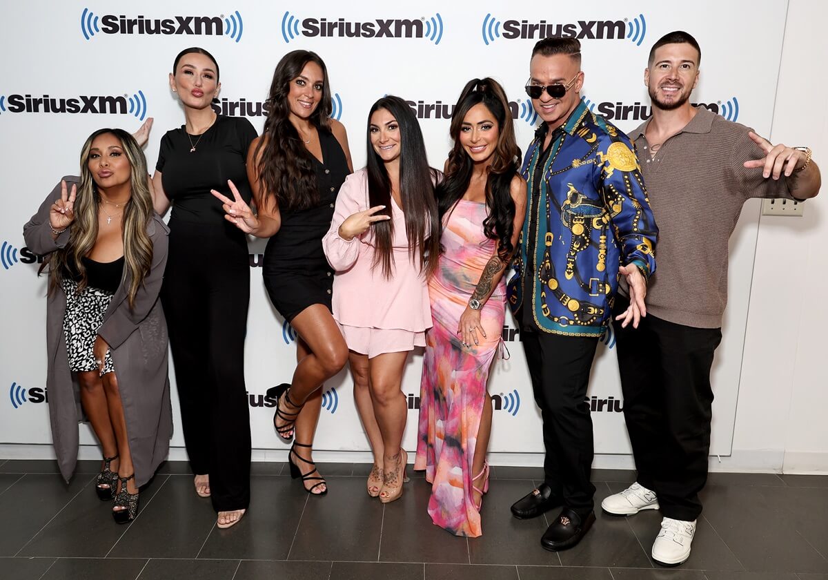 Nicole "Snooki" Polizzi, Jenni "JWoww" Farley, Sammi Giancola, Deena Nicole Cortese, Angelina Pivarnick, Mike "The Situation" Sorrentino and Vinny Guadagnino visit SiriusXM.