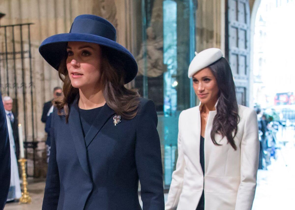 Kate Middleton and Meghan Markle join other royals as they attend a Commonwealth Day Service at Westminster Abbey