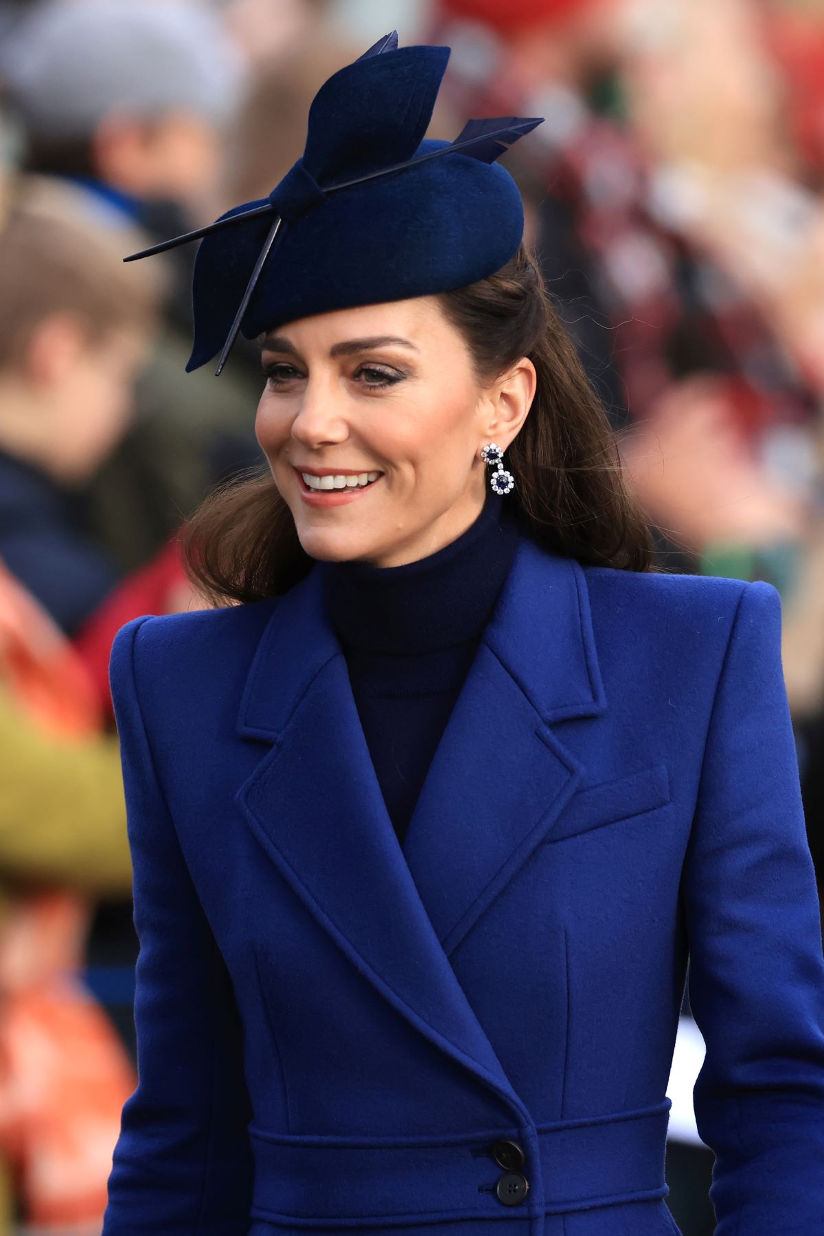 Kate Middleton attends the Christmas morning service in Sandringham, Norfolk