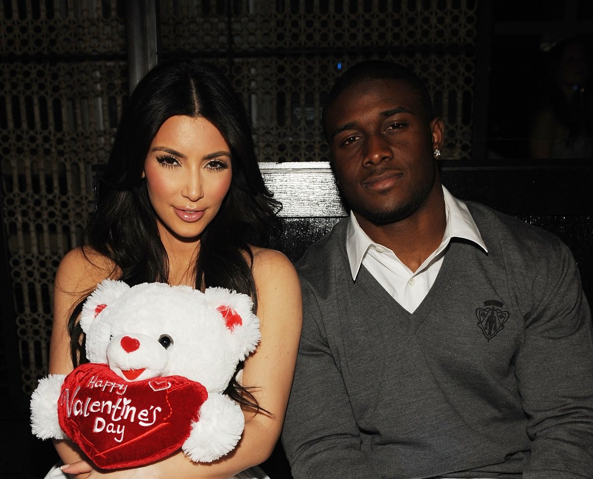Kim Kardashian and Reggie Bush attend The Queen of Hearts Ball at Lavo on February 13, 2010 in Las Vegas, Nevada