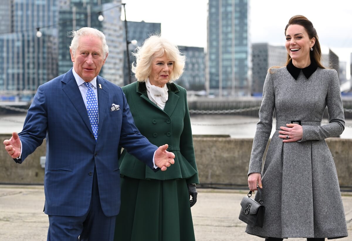 King Charles, Camilla Parker Bowles, and Kate Middleton