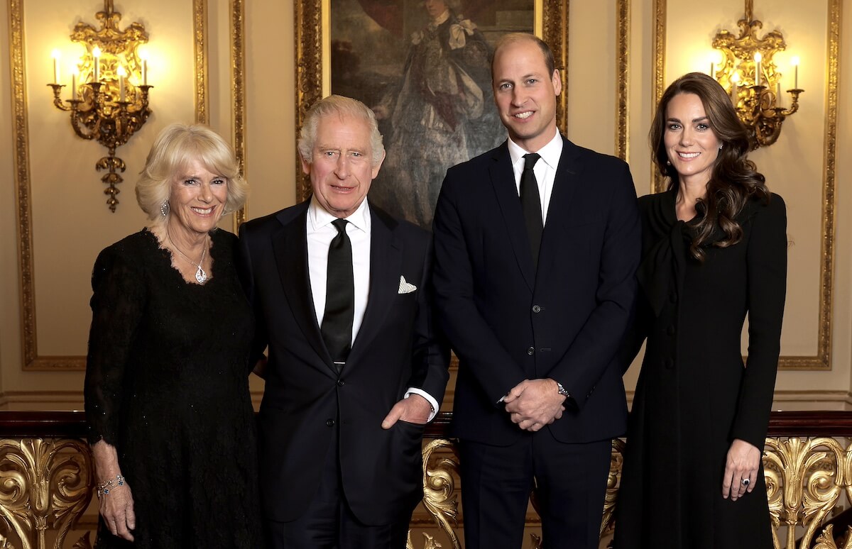 Camilla Parker Bowles, King Charles, Prince William, and Kate Middleton