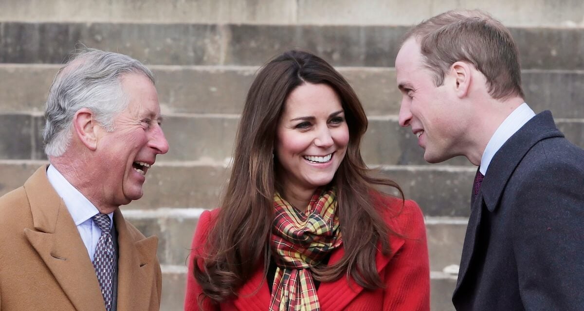 King Charles, Kate Middleton, and Prince William