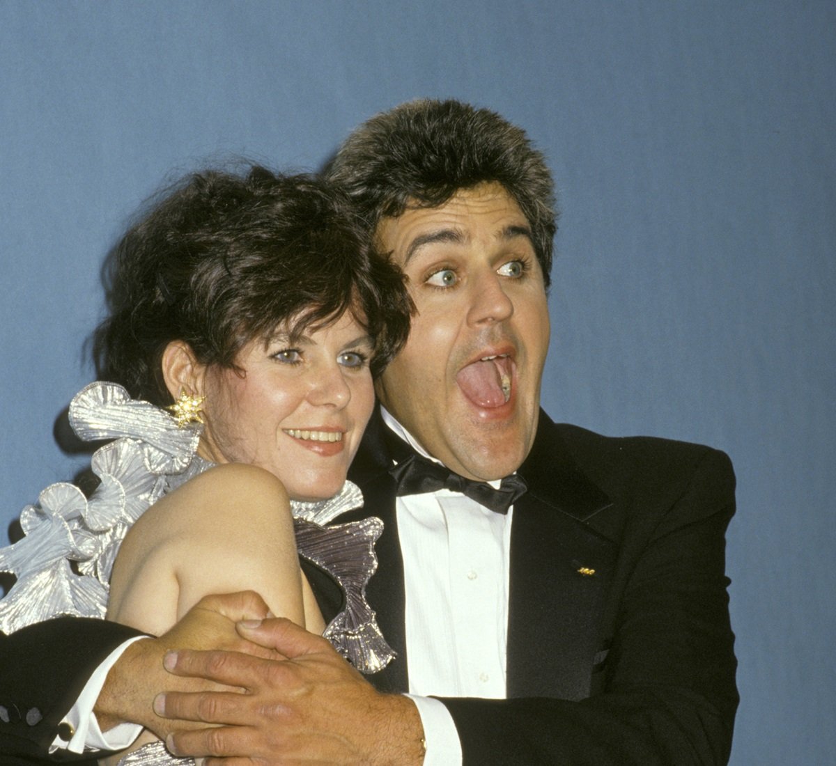 Mavis Leno and Jay Leno during 39th Annual Emmy Awards - September 20, 1987