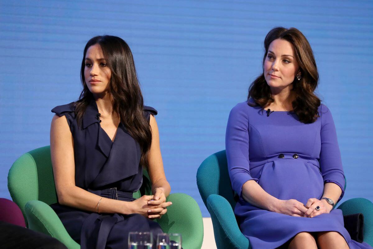 Meghan Markle and Kate Middleton attend the Royal Foundation Forum