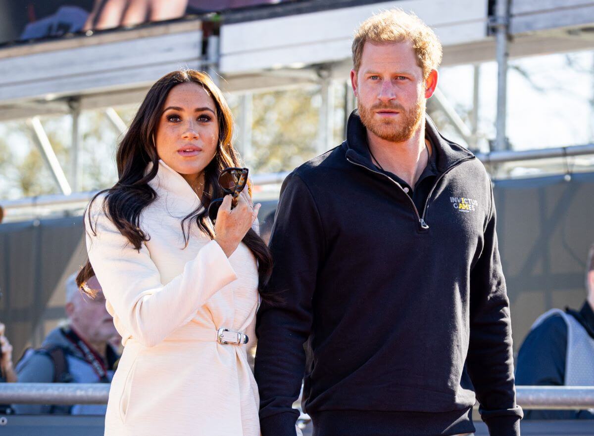 Meghan Markle and Prince Harry attend the Invictus Games at Zuiderpark in The Hague, Netherlands