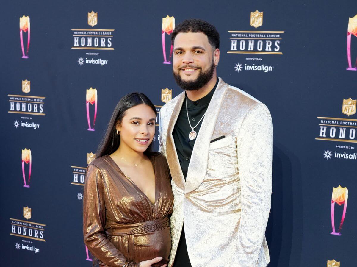 Mike Evans and his wife, Ashli Dotson, attend the 11th Annual NFL Honors