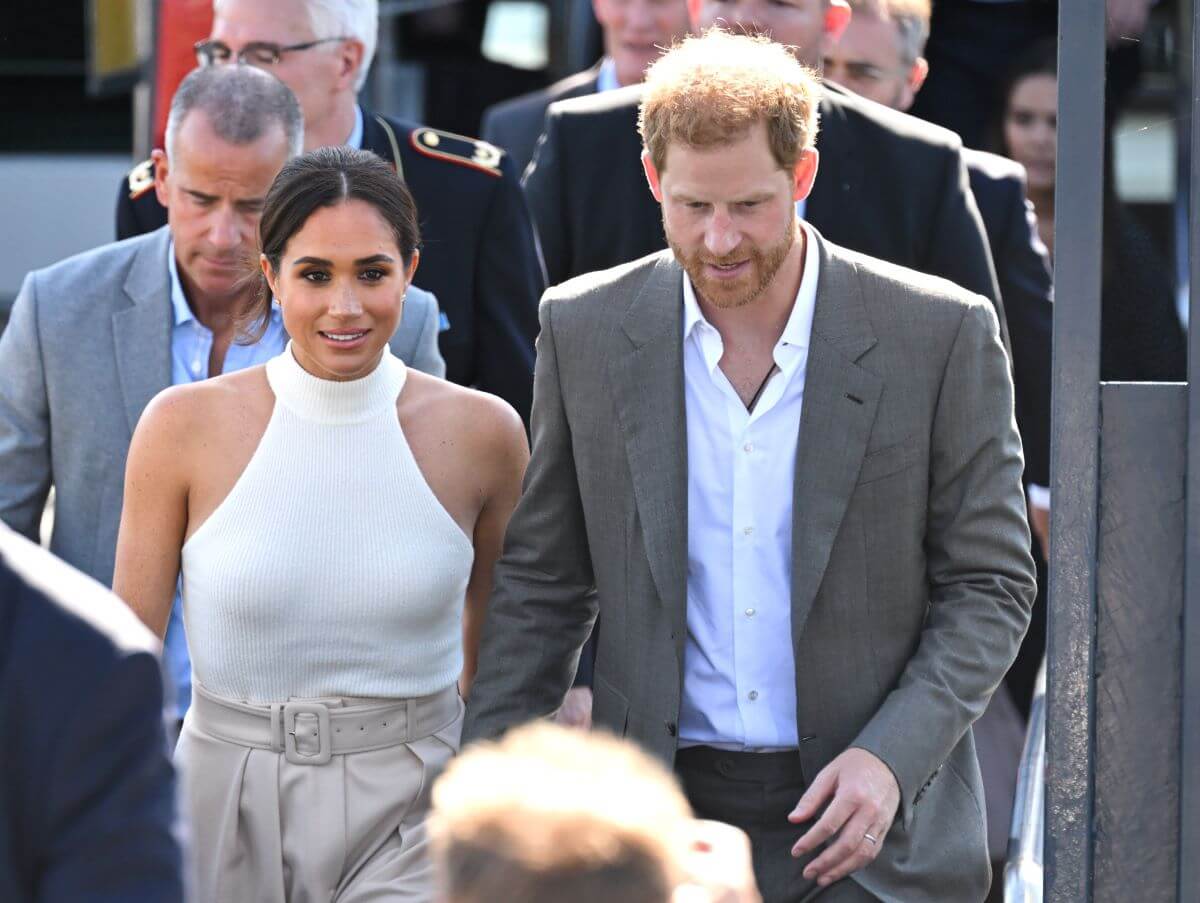 Prince Harry and Meghan Markle, who ended 2023 on a low note because of Endgame stories, after a boat trip during the Invictus Games Dusseldorf 2023 - One Year To Go launch event