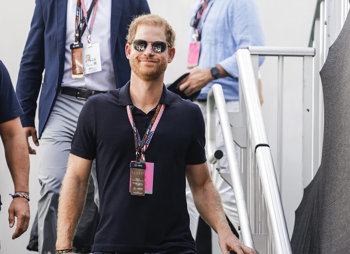 Prince Harry during the Formula 1 Lenovo United States Grand Prix of FIA Formula One World Championship