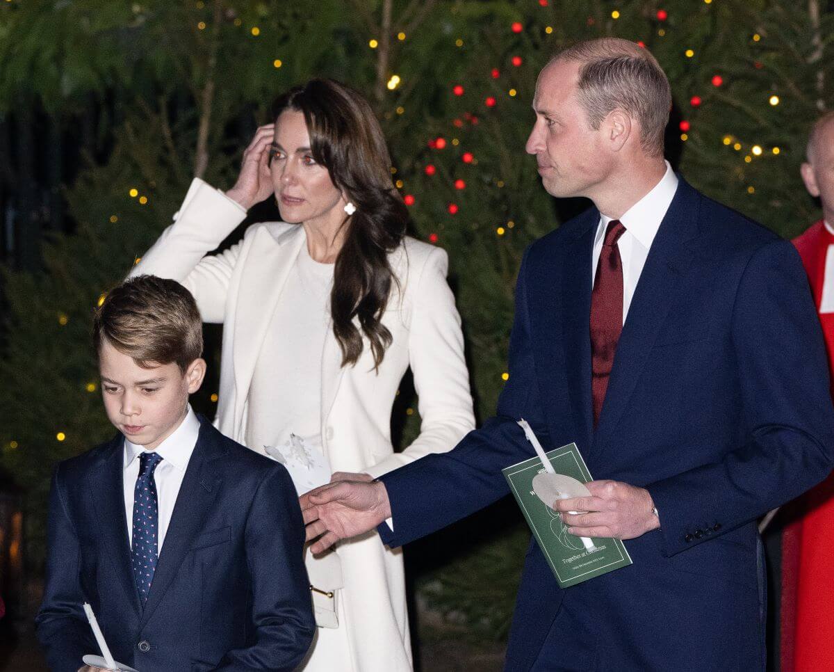 Prince William, Kate Middleton, and their family attend the 'Together At Christmas Carol Service at Westminster Abbey