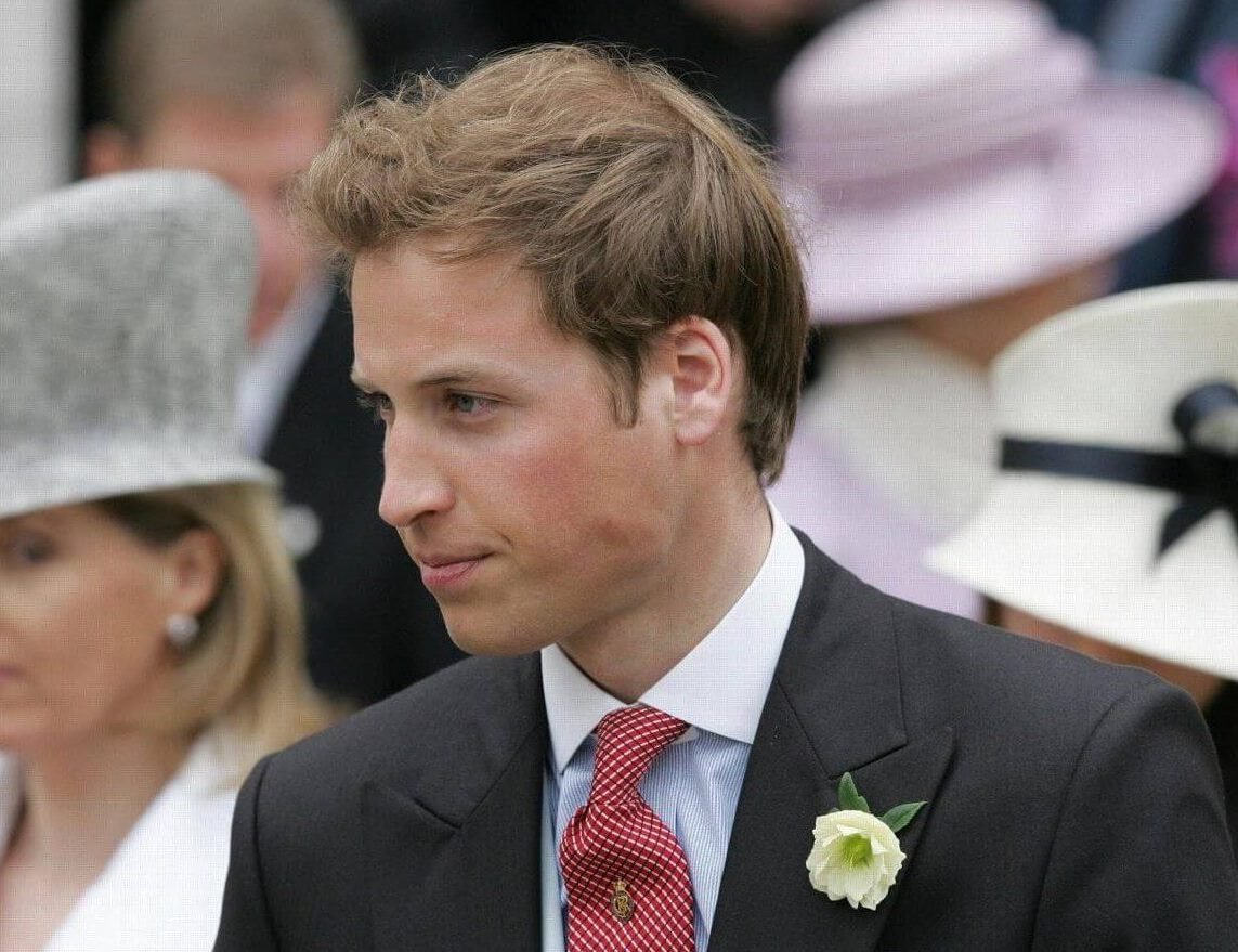 Prince William leaves the Guildhall in Windsor after the civil wedding ceremony of his father Prince Charles to Camilla Parker Bowles