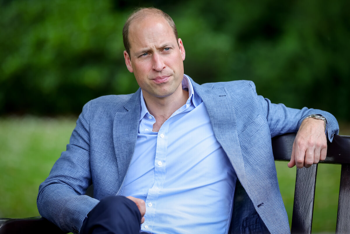 Prince William, whose likely relieved not to be taking the throne amid Denmark abdication, looks on