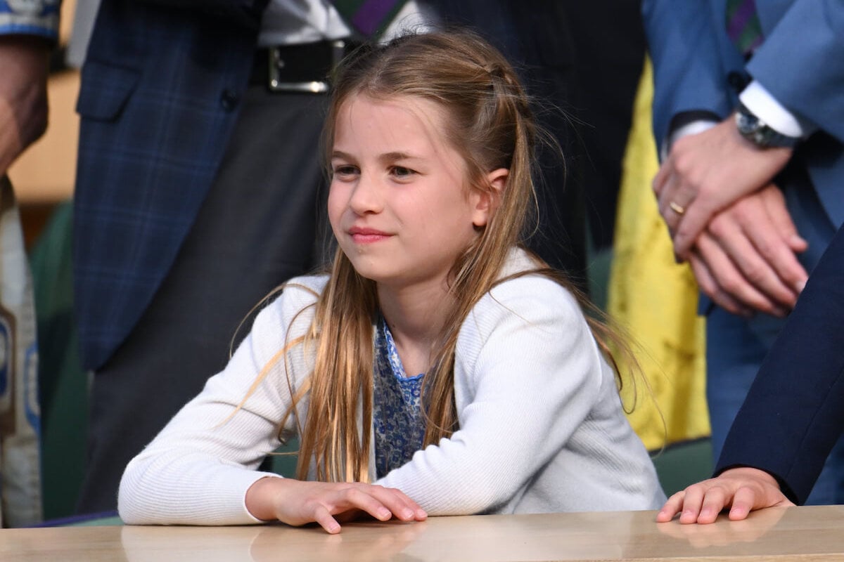 Princess Charlotte, who is reportedly 'very popular' at school, attends Wimbledon