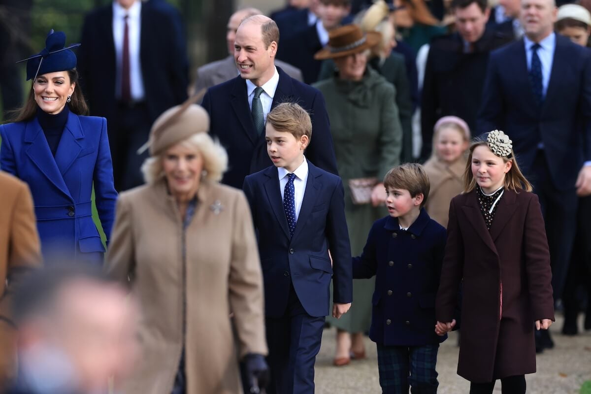 The royal family on Christmas